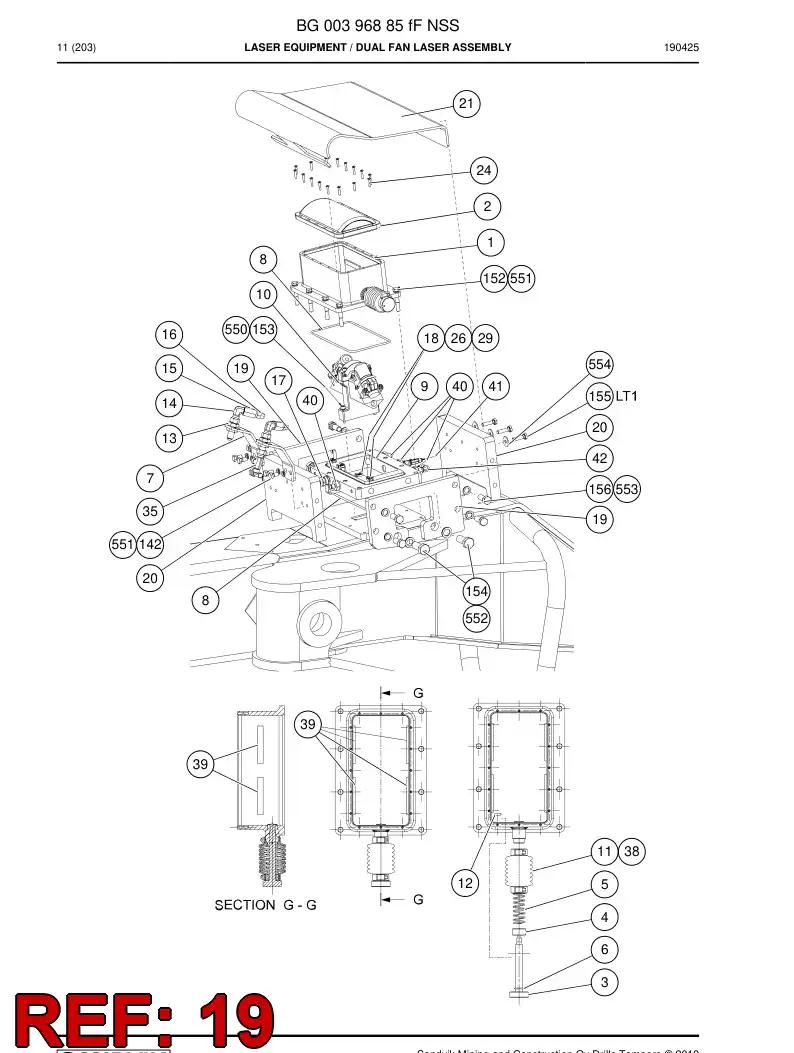 BG01074388b BG 010 743 88b Plate - Sandvik Technical Drawing