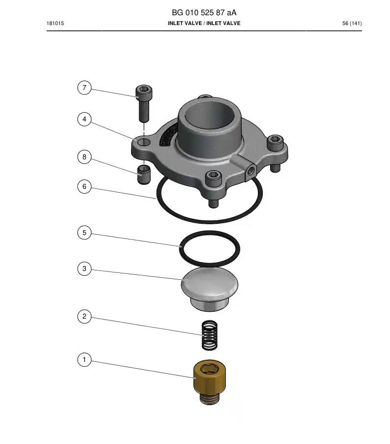 BG01079239a BG 010 792 39a Kit - Sandvik Technical Drawing