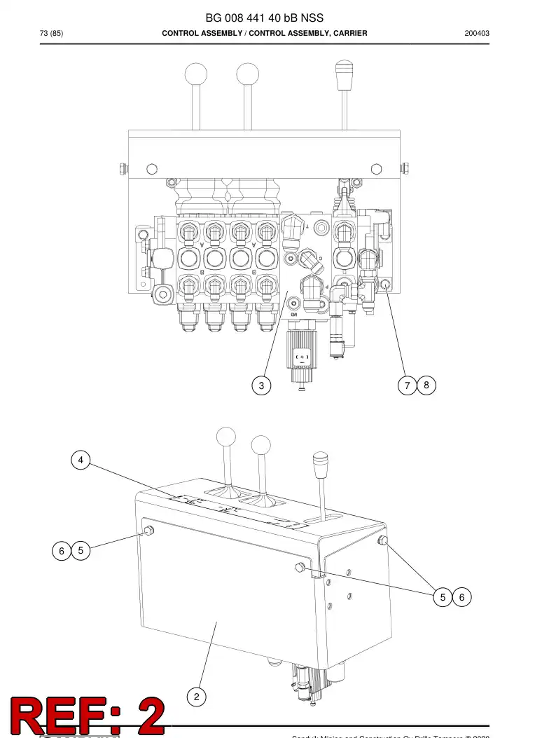 BG01079793a BG 010 797 93a Plate, Cover - Sandvik Technical Drawing