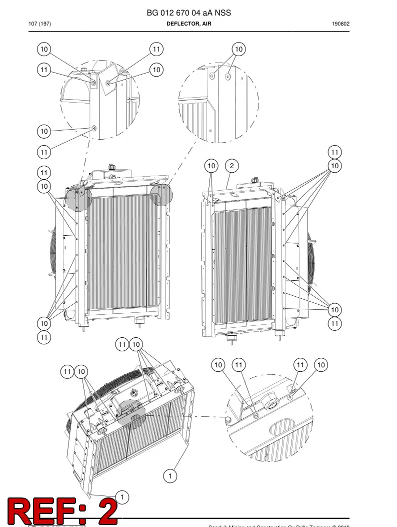 BG01081584b BG 010 815 84b Sheet, Rubber - Sandvik Technical Drawing