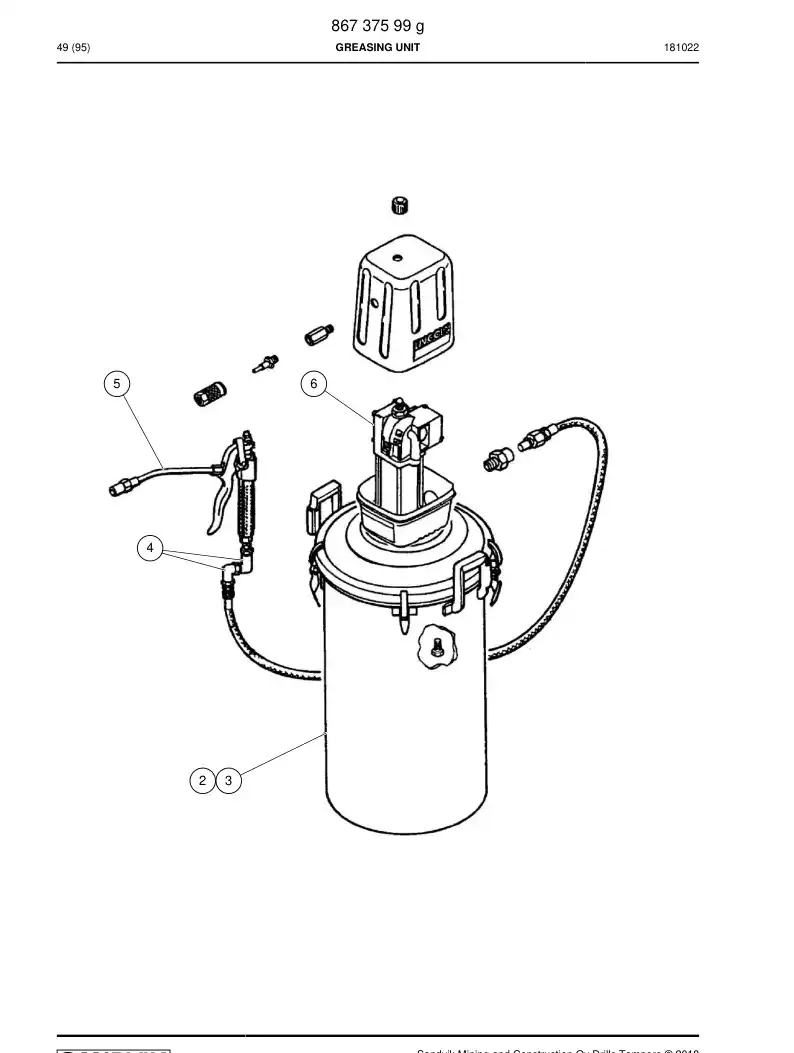 BG01082887a BG 010 828 87a Screw - Sandvik Technical Drawing