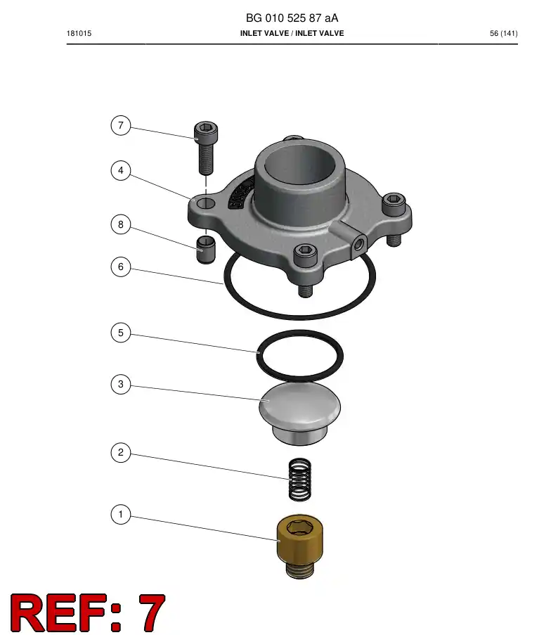 BG01083444a BG 010 834 44a Screw - Sandvik Technical Drawing