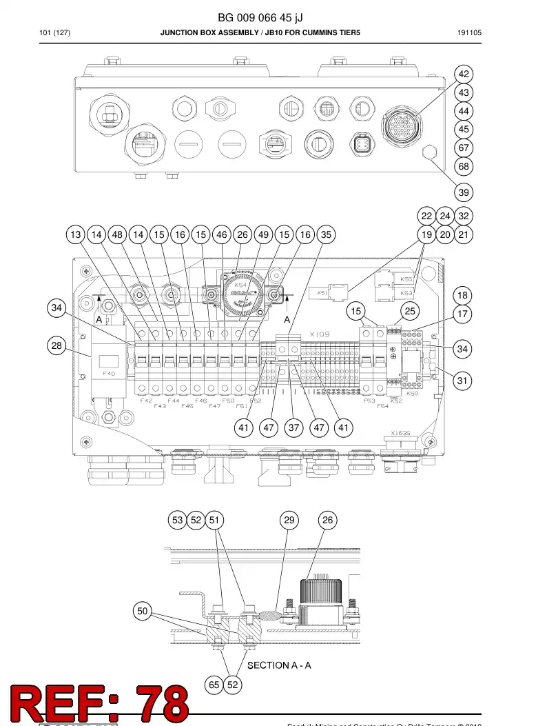 BG01084514a BG 010 845 14a Wire - Sandvik Technical Drawing