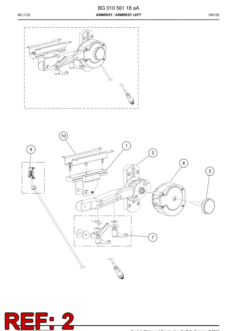 BG01091649a BG 010 916 49a Assembly Kit - Sandvik Technical Drawing