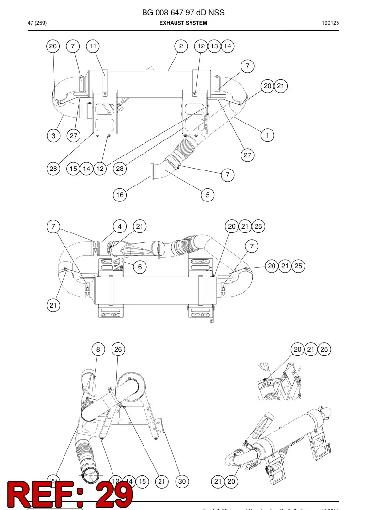BG01092883a BG 010 928 83a Bracket, Support - Sandvik Technical Drawing