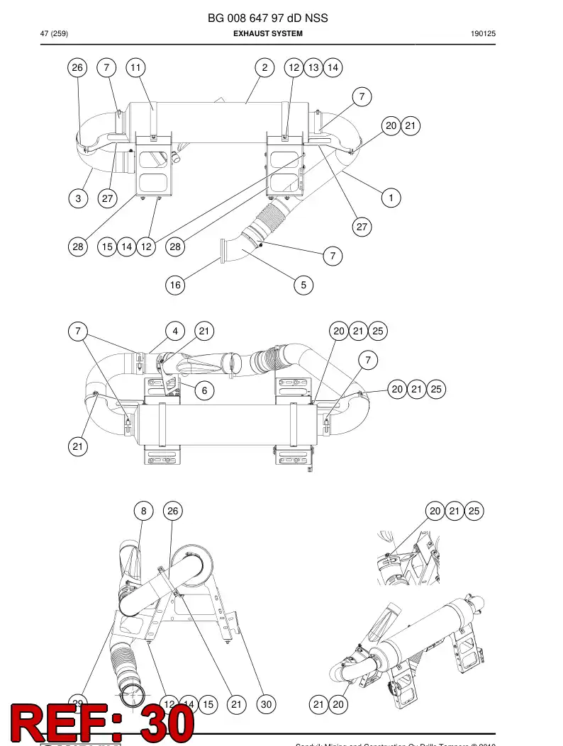 BG01092933a BG 010 929 33a Bracket, Clamping - Sandvik Technical Drawing