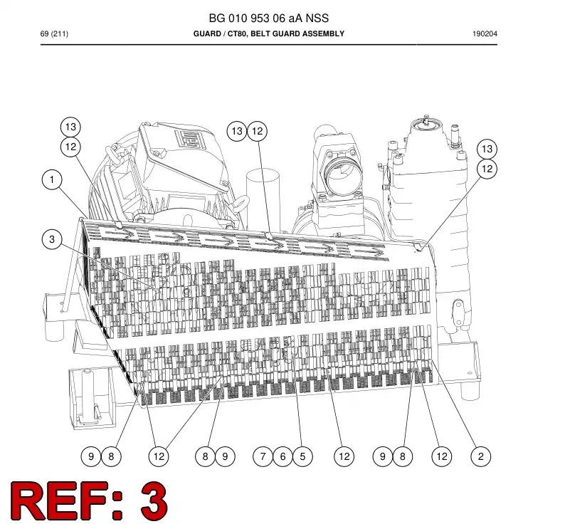 BG01094384a BG 010 943 84a Plate, Adapter - Sandvik Technical Drawing