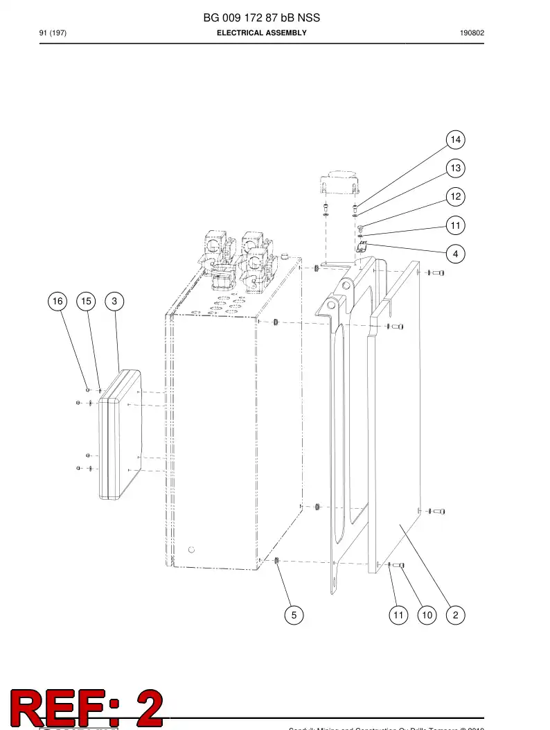 BG01099373a BG 010 993 73a Shield, Heat - Sandvik Technical Drawing