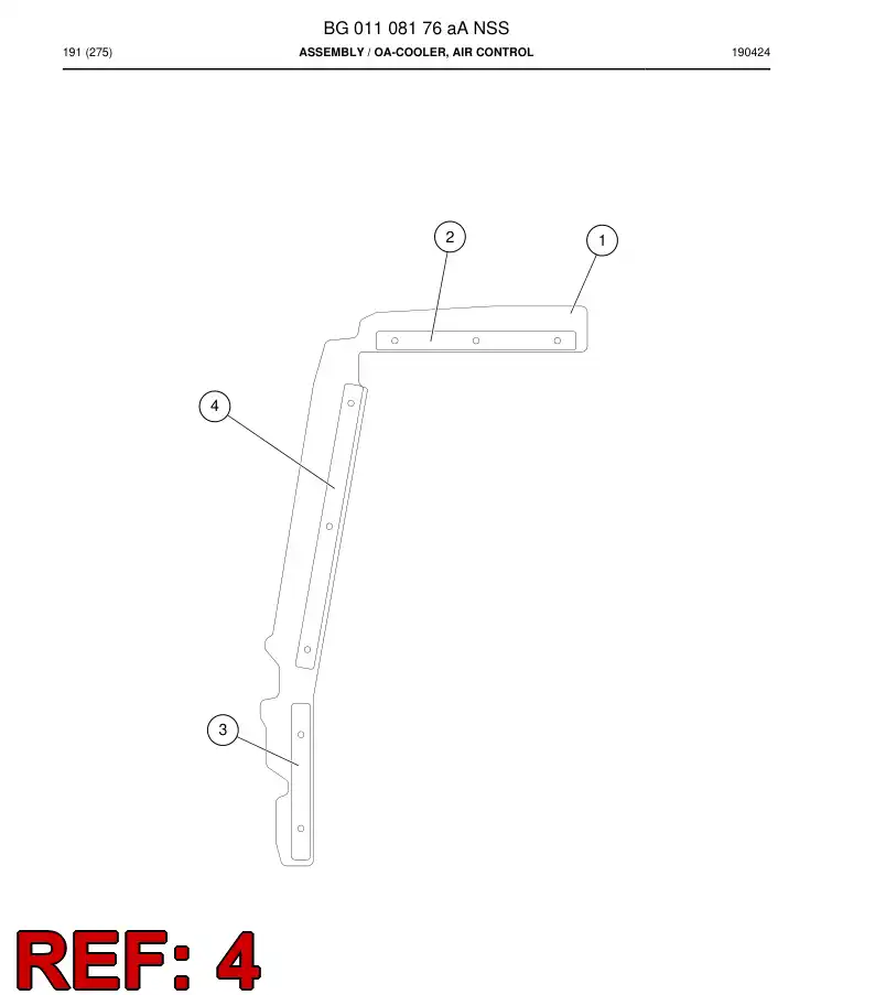 BG01108107a BG 011 081 07a Plate - Sandvik Technical Drawing