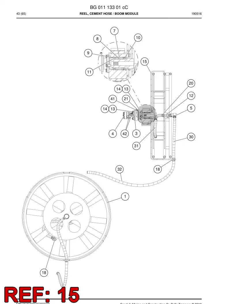 BG01113320a BG 011 133 20a Cover - Sandvik Technical Drawing