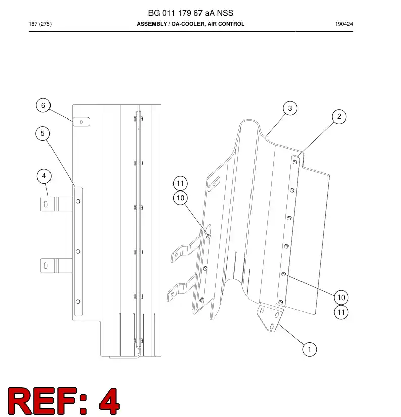 BG01113980a BG 011 139 80a Support Welding - Sandvik Technical Drawing