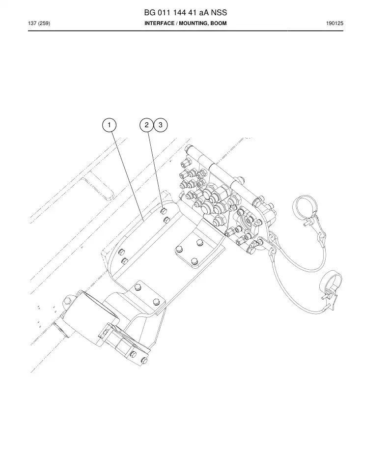 BG01114441a BG 011 144 41a Interface - Sandvik Technical Drawing