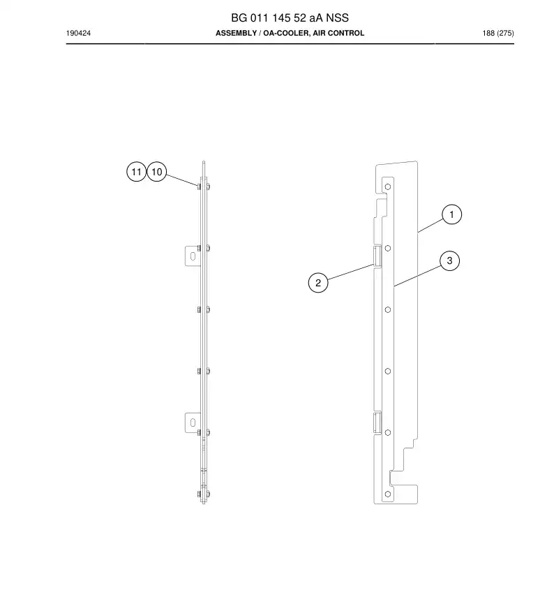 BG01114552a BG 011 145 52a Assembly - Sandvik Technical Drawing