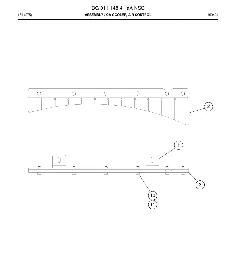 BG01114841a BG 011 148 41a Assembly - Sandvik Technical Drawing