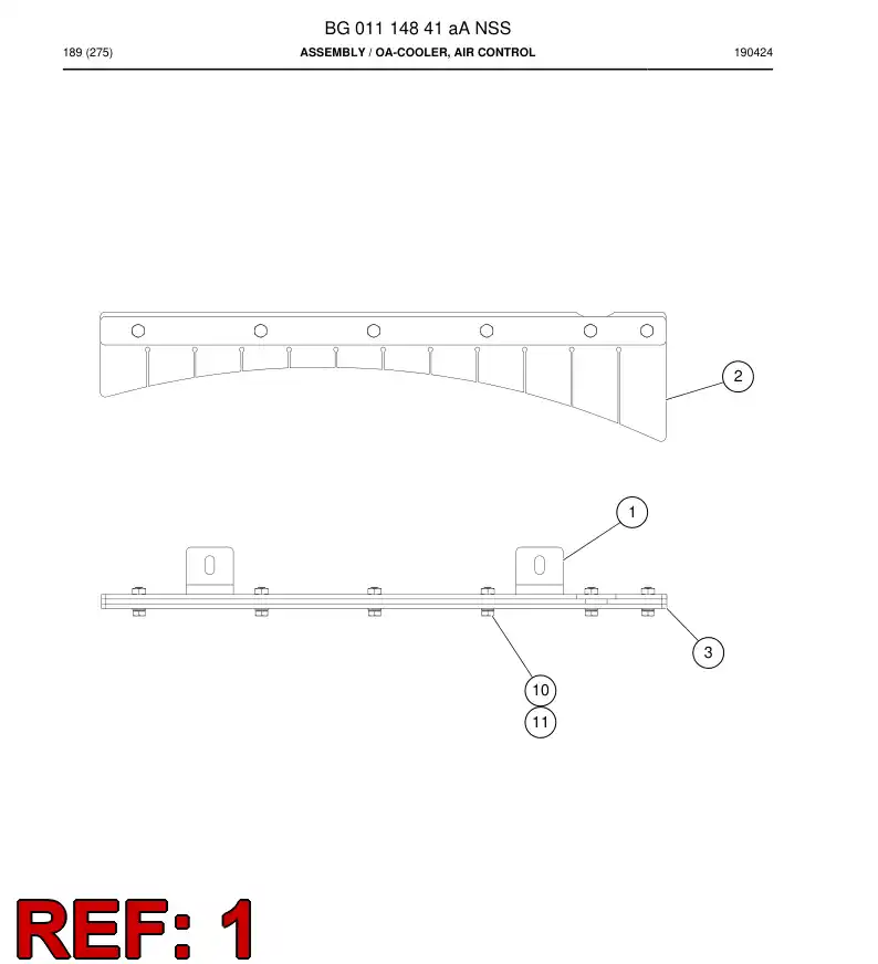 BG01114930a BG 011 149 30a Support Welding - Sandvik Technical Drawing