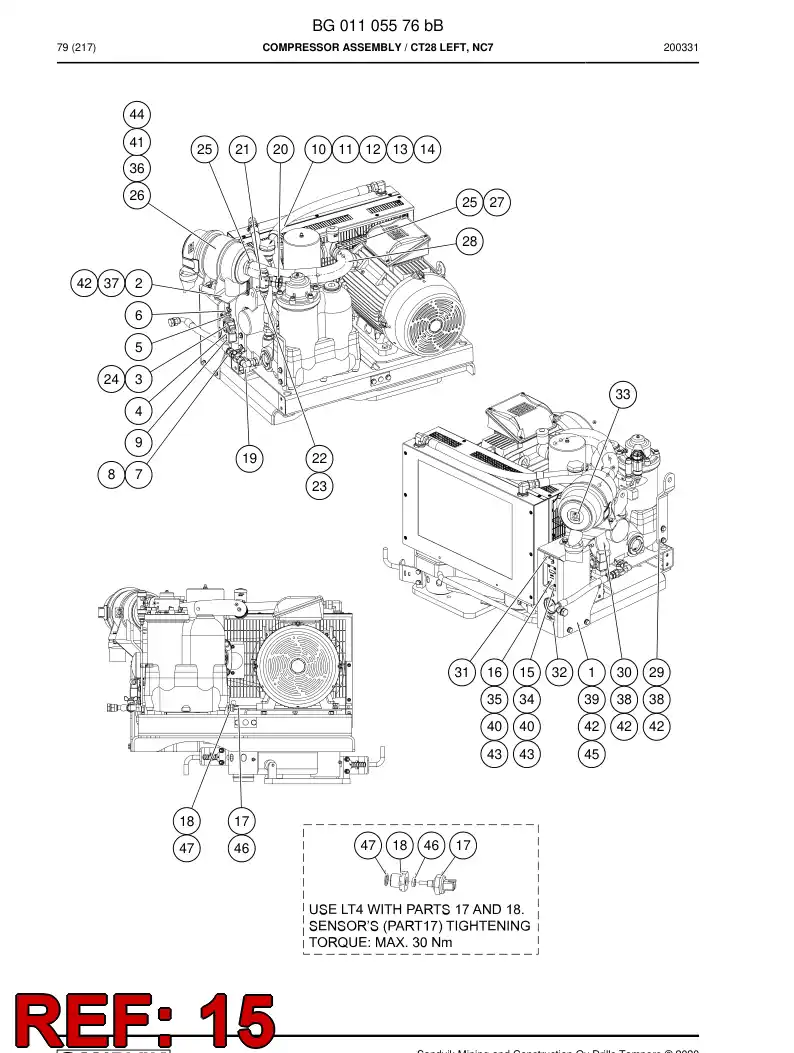 BG01116937a BG 011 169 37a Plate - Sandvik Technical Drawing