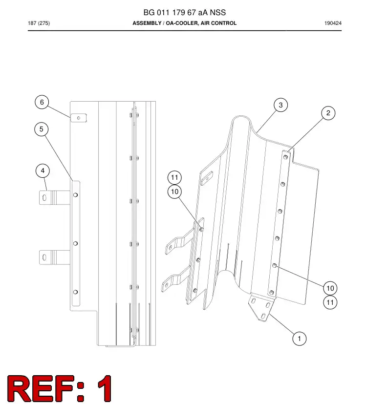 BG01117400a BG 011 174 00a Support Welding - Sandvik Technical Drawing