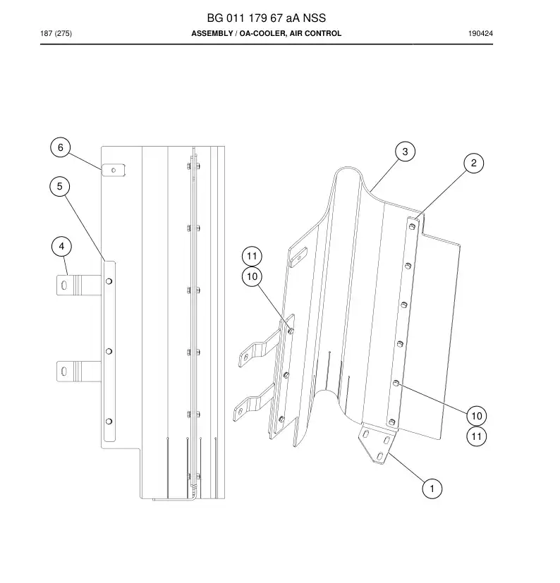 BG01117967a BG 011 179 67a Assembly - Sandvik Technical Drawing