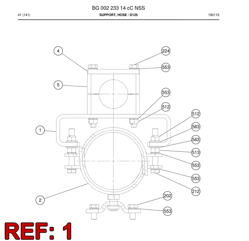BG01121366a BG 011 213 66a Plate - Sandvik Technical Drawing