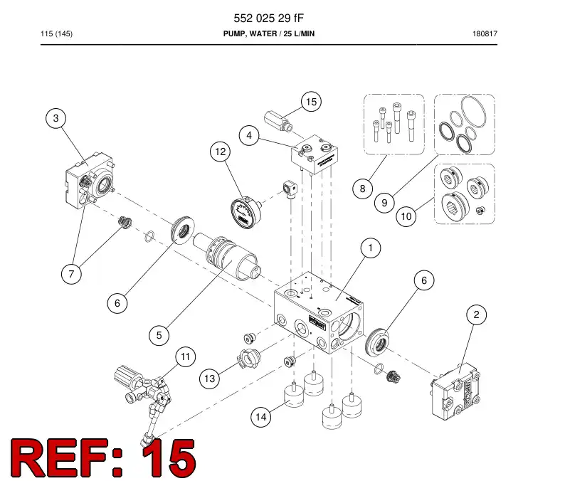 BG01122650b BG 011 226 50b LIMITADOR DE FLUJO - Sandvik Technical Drawing