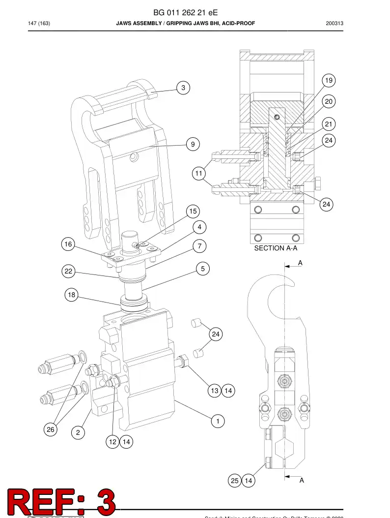 BG01126217c BG 011 262 17c Machining - Sandvik Technical Drawing