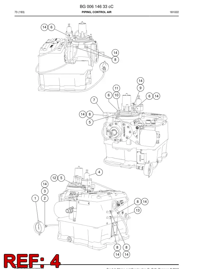 BG01129207a BG 011 292 07a VLVULA, CONTROLE - Sandvik Technical Drawing