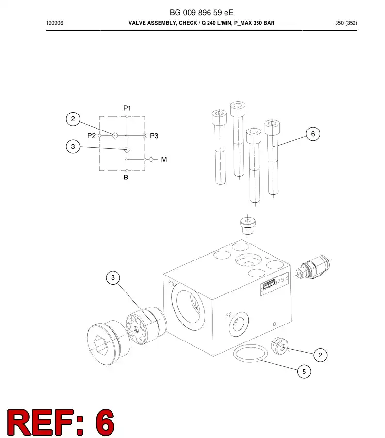 BG01130705a BG 011 307 05a Screw, Hexagon Socket - Sandvik Technical Drawing