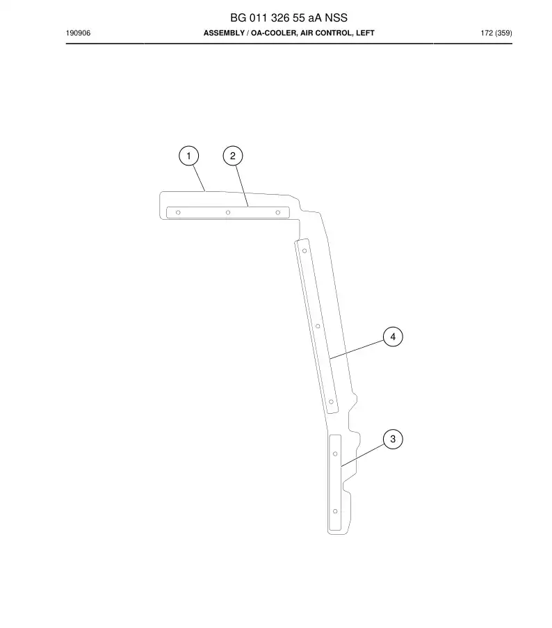 BG01132655a BG 011 326 55a Assembly - Sandvik Technical Drawing