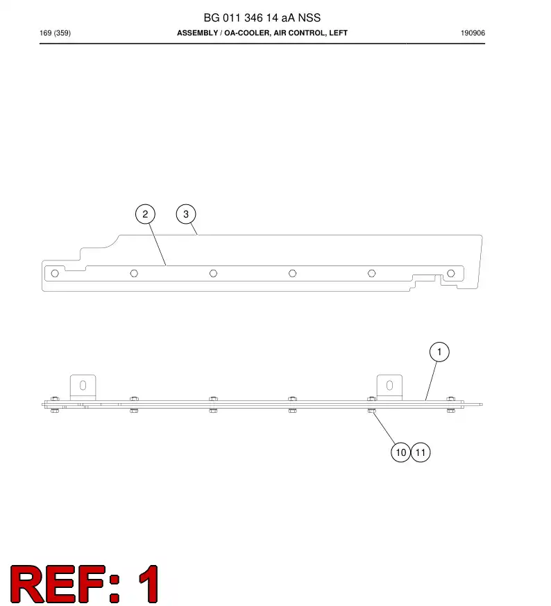 BG01134616a BG 011 346 16a Support Welding - Sandvik Technical Drawing