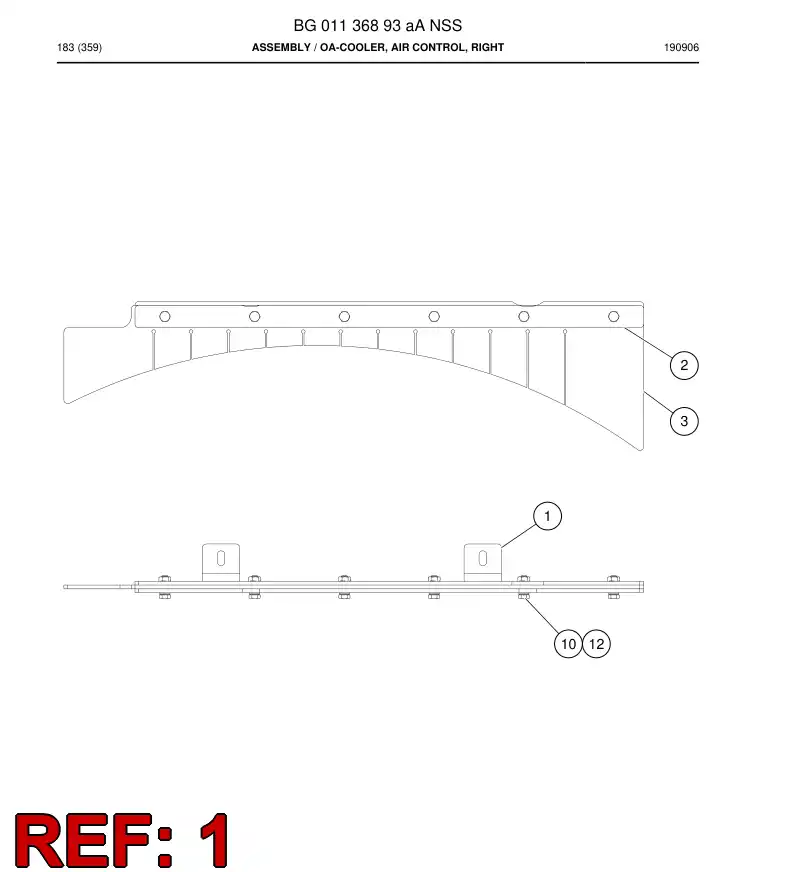 BG01136906a BG 011 369 06a Support Welding - Sandvik Technical Drawing