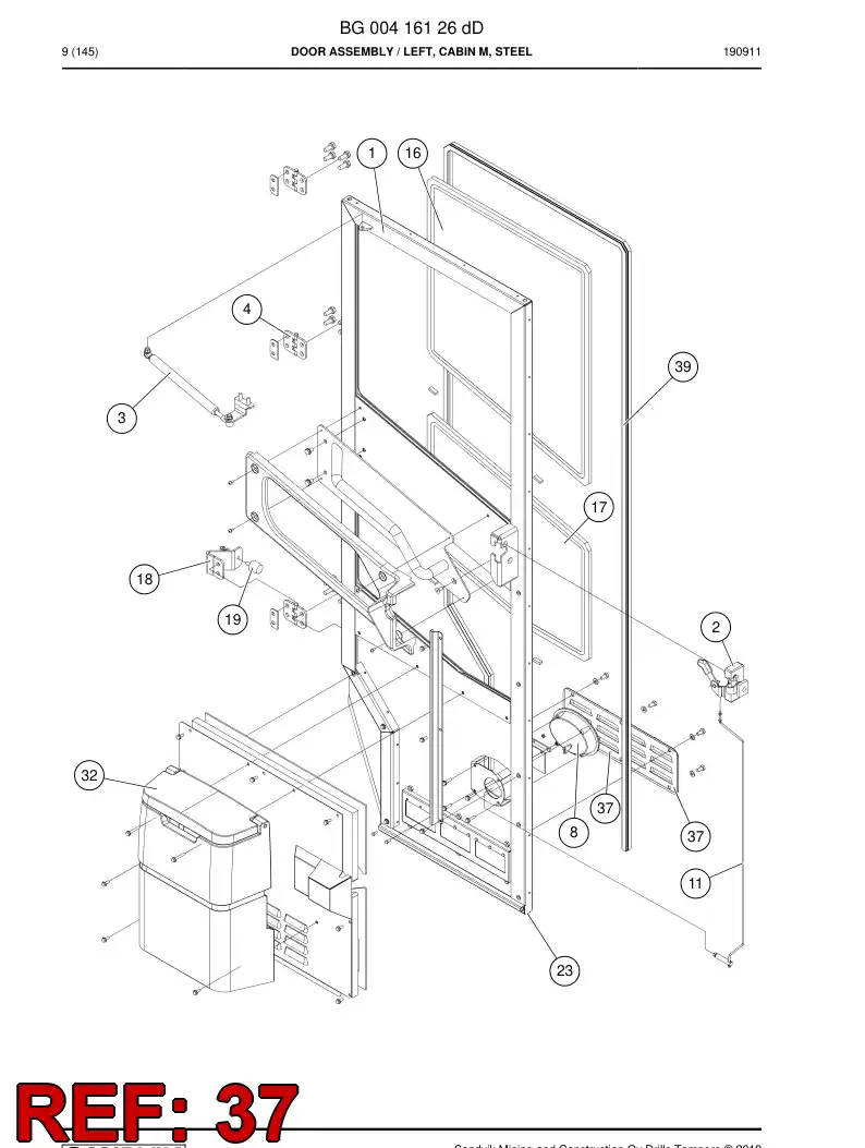 BG01143206a BG 011 432 06a Cover - Sandvik Technical Drawing