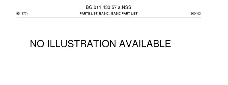 BG01143357a BG 011 433 57a Parts List, Basic - Sandvik Technical Drawing
