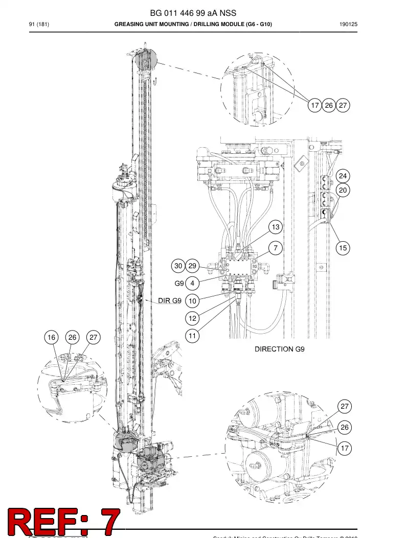 BG01145974a BG 011 459 74a Plate - Sandvik Technical Drawing