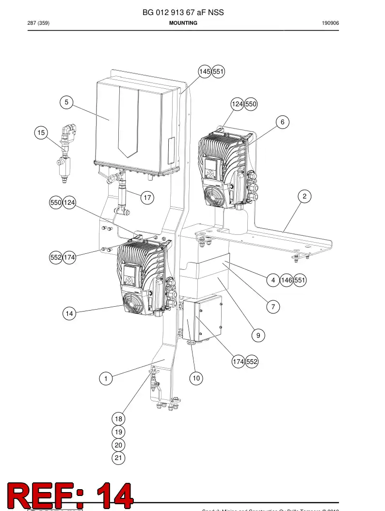 BG01149211a BG 011 492 11a Programmed Electronic Assembly - Sandvik Technical Drawing