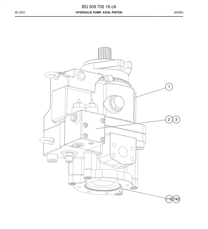 BG01169675a BG 011 696 75a Spare Parts Kit - Sandvik Technical Drawing