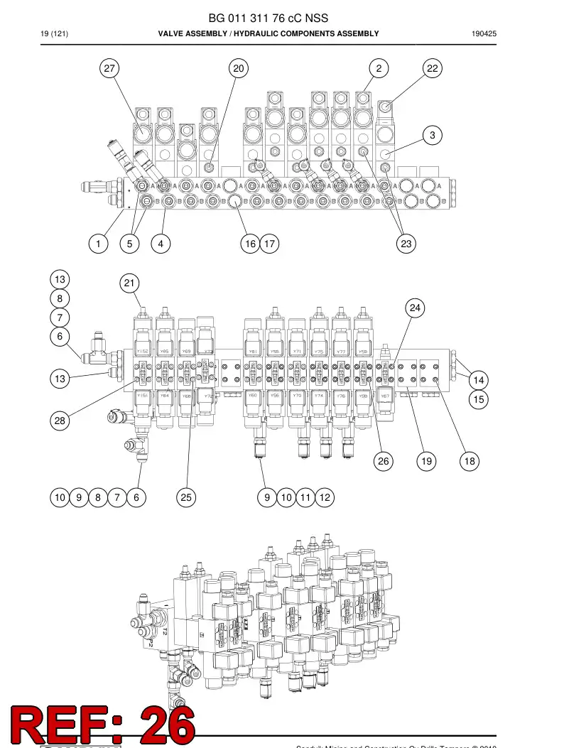BG01170707a BG 011 707 07a Screw, Hexagon Socket - Sandvik Technical Drawing