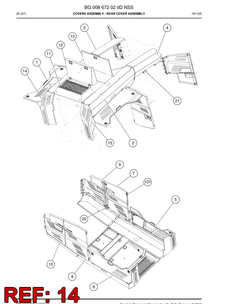 BG01178397a BG 011 783 97a Cover - Sandvik Technical Drawing