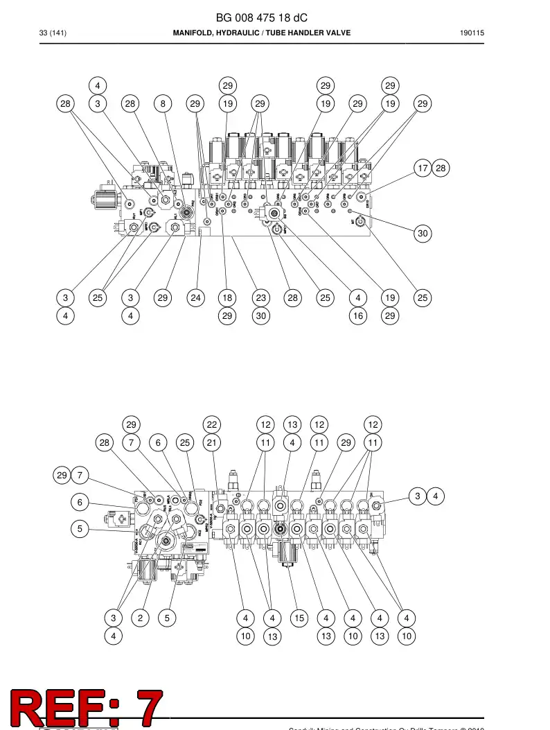 BG01179295a BG 011 792 95a Orifice - Sandvik Technical Drawing