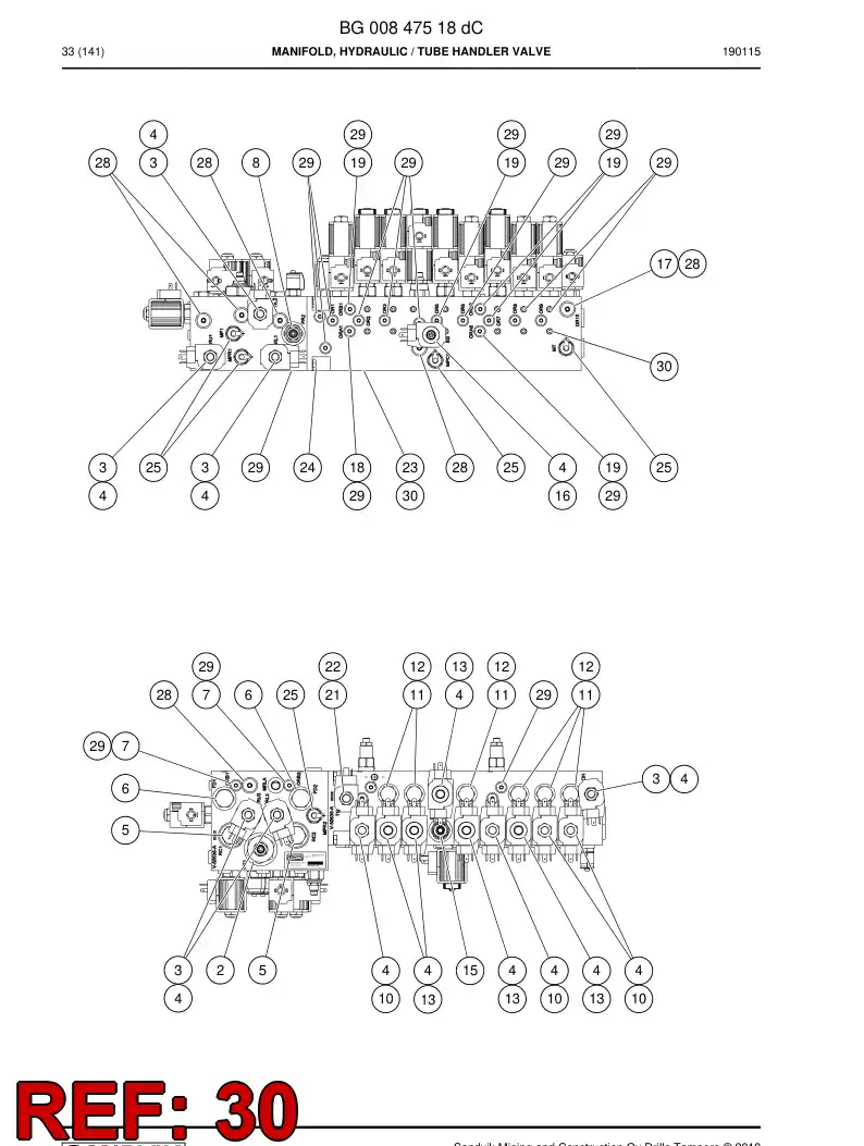 BG01179680a BG 011 796 80a Sealing plug - Sandvik Technical Drawing