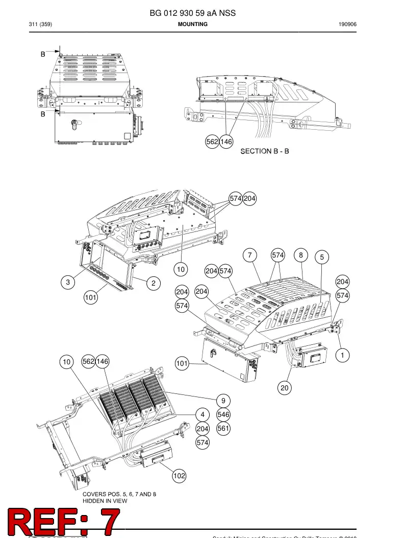 BG01182392a BG 011 823 92a Cover - Sandvik Technical Drawing