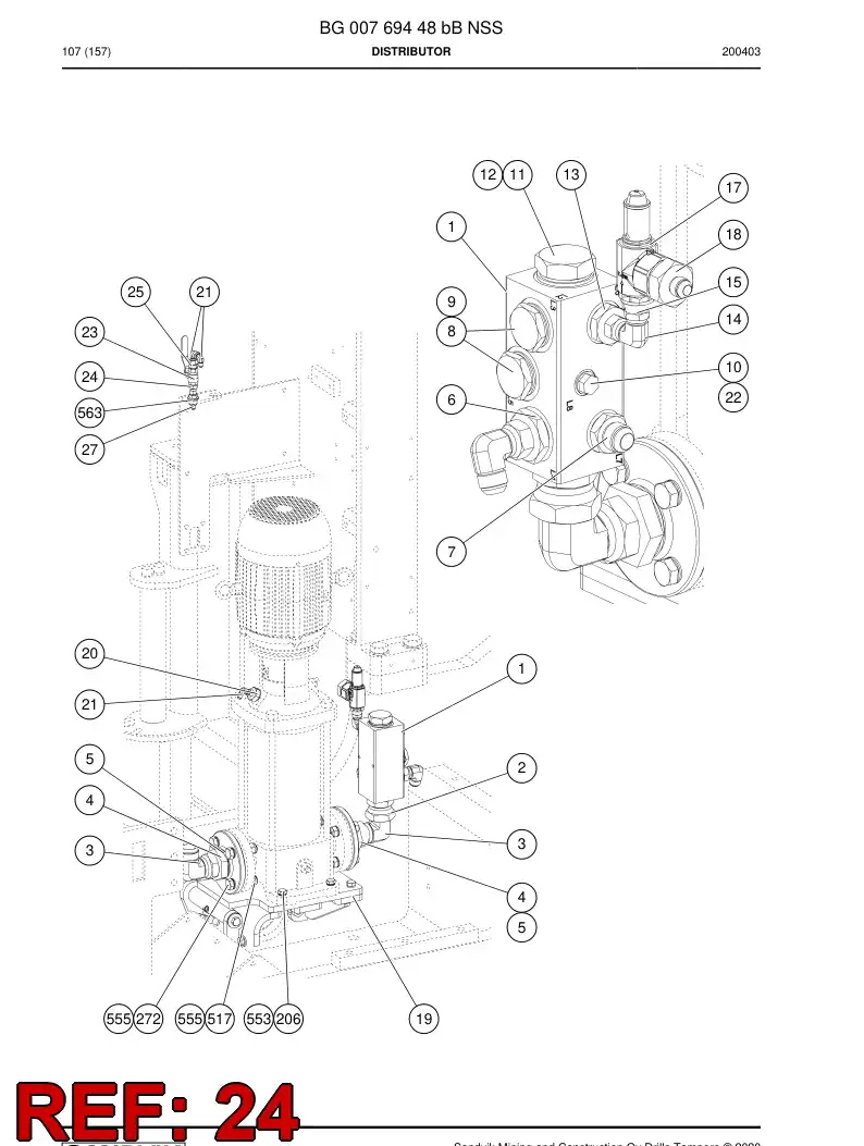 BG01183263a BG 011 832 63a ADAPTER, ADJUSTABLE - Sandvik Technical Drawing