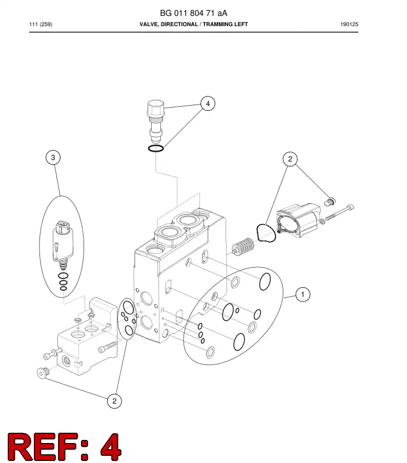BG01186628a BG 011 866 28a Valve, Check - Sandvik Technical Drawing