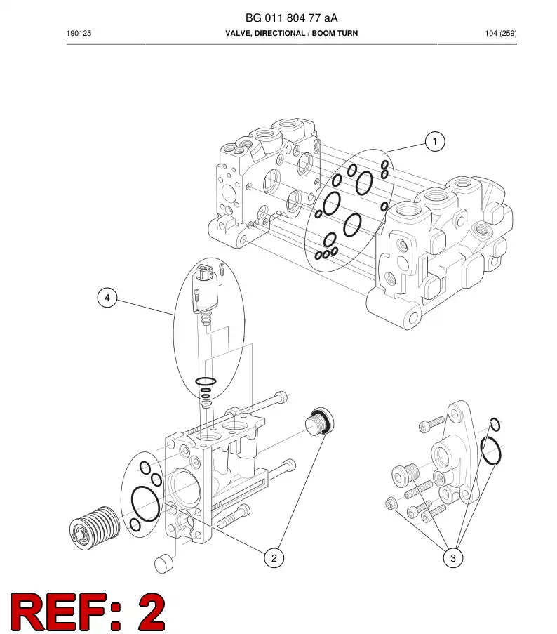 BG01187199a BG 011 871 99a Seal kit - Sandvik Technical Drawing