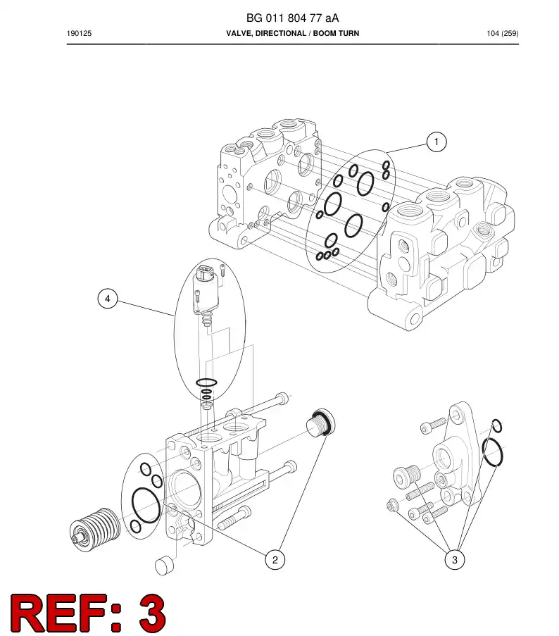 BG01187202a BG 011 872 02a Seal kit - Sandvik Technical Drawing