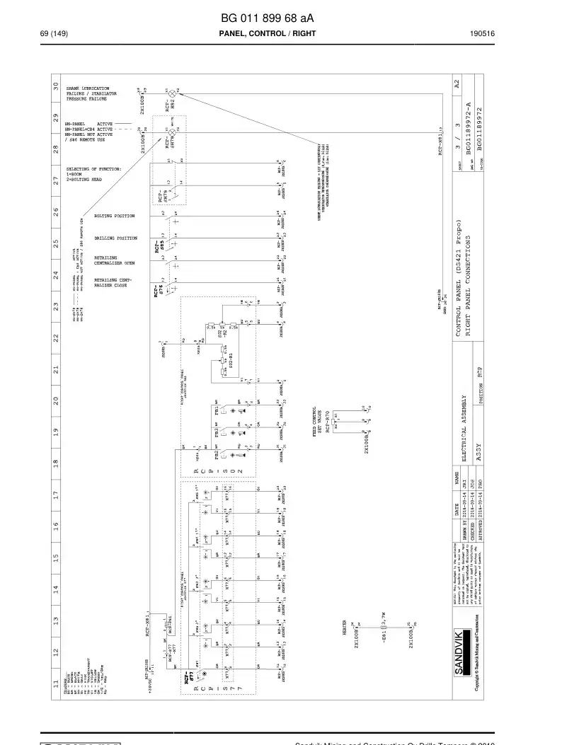 BG01187946a BG 011 879 46a ADESIVO - Sandvik Technical Drawing