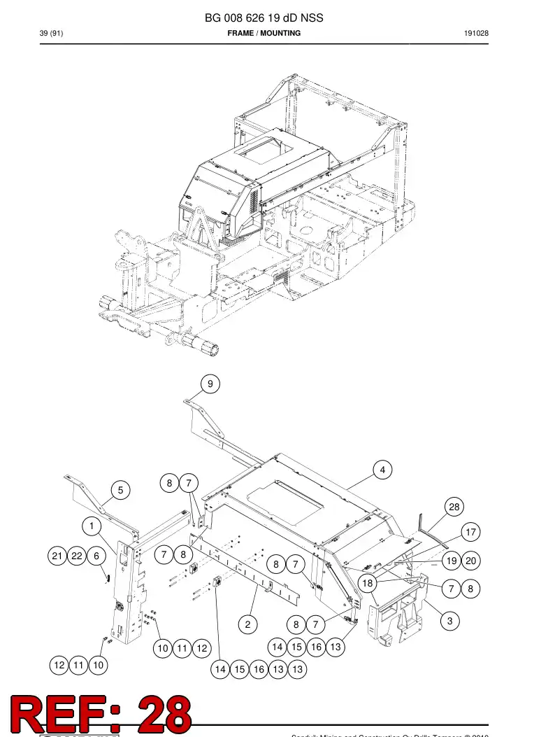 BG01194379a BG 011 943 79a Seal, Profile - Sandvik Technical Drawing