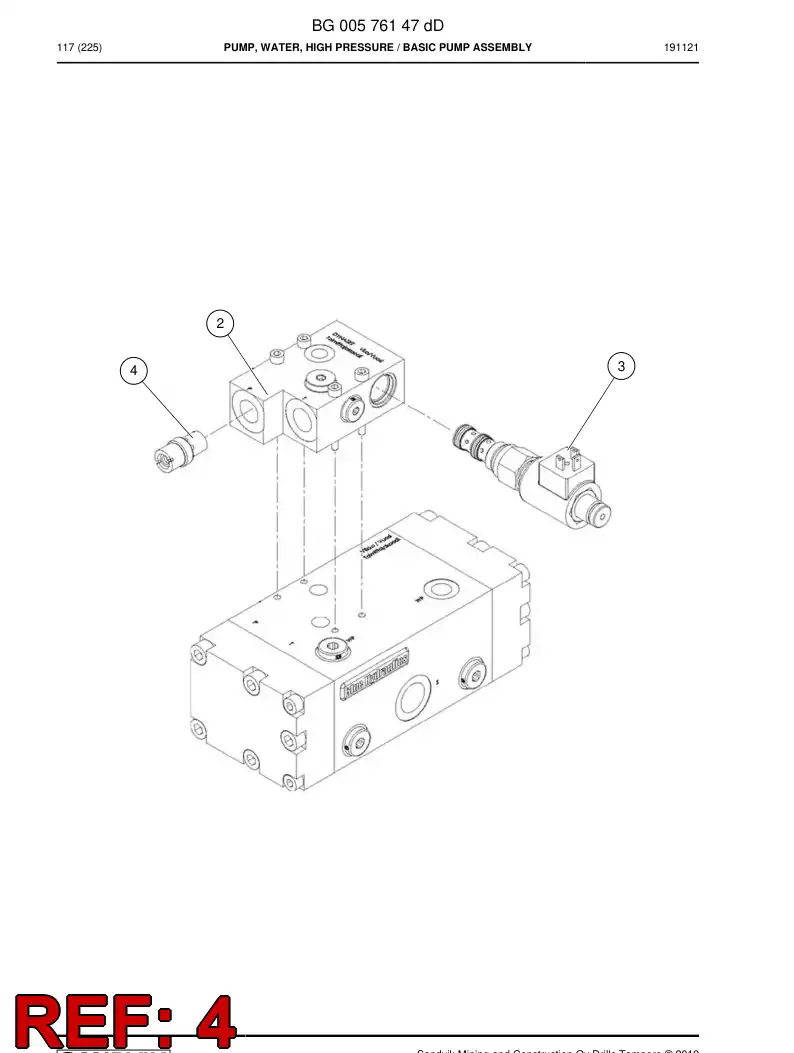 BG01198910b BG 011 989 10b Valve, Cartridge - Sandvik Technical Drawing