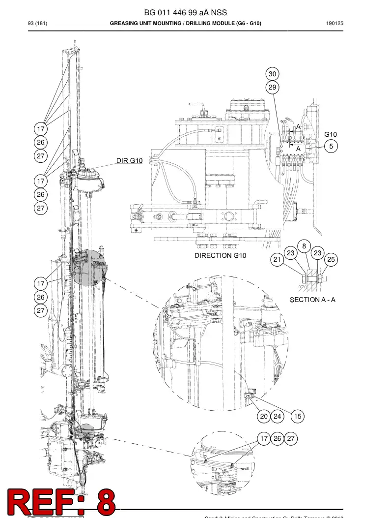 BG01200214a BG 012 002 14a Plate - Sandvik Technical Drawing