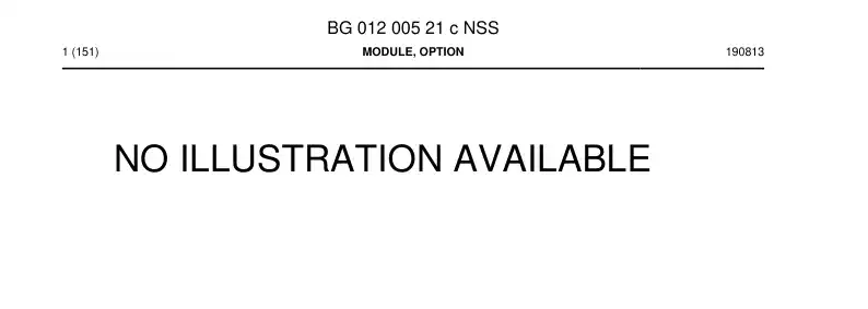 BG01200521c BG 012 005 21c Module, Option - Sandvik Technical Drawing