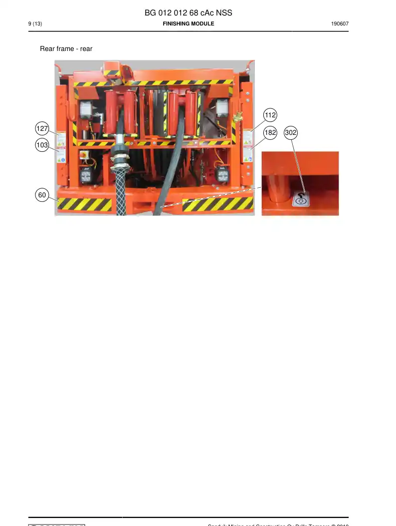BG01201268c BG 012 012 68c Finishing module - Sandvik Technical Drawing